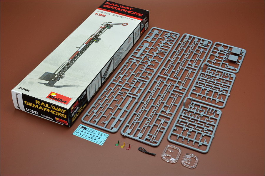 Accesorio De Construcción Railway Semaphore – Mini Tipo 35566 – Color Y Modelo Surtido Para Maquetas