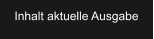 Inhalt aktuelle Ausgabe